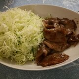 キャベツ増し増し！基本の簡単しょうが焼き